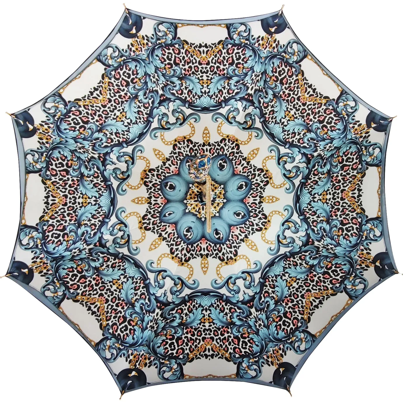 Il Marchesato Majestic blue umbrella with turquoise crystals Hot