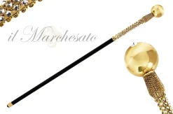 Il Marchesato Majesty Walking Stick - Handle Rich in Swarovski Crystals Hot
