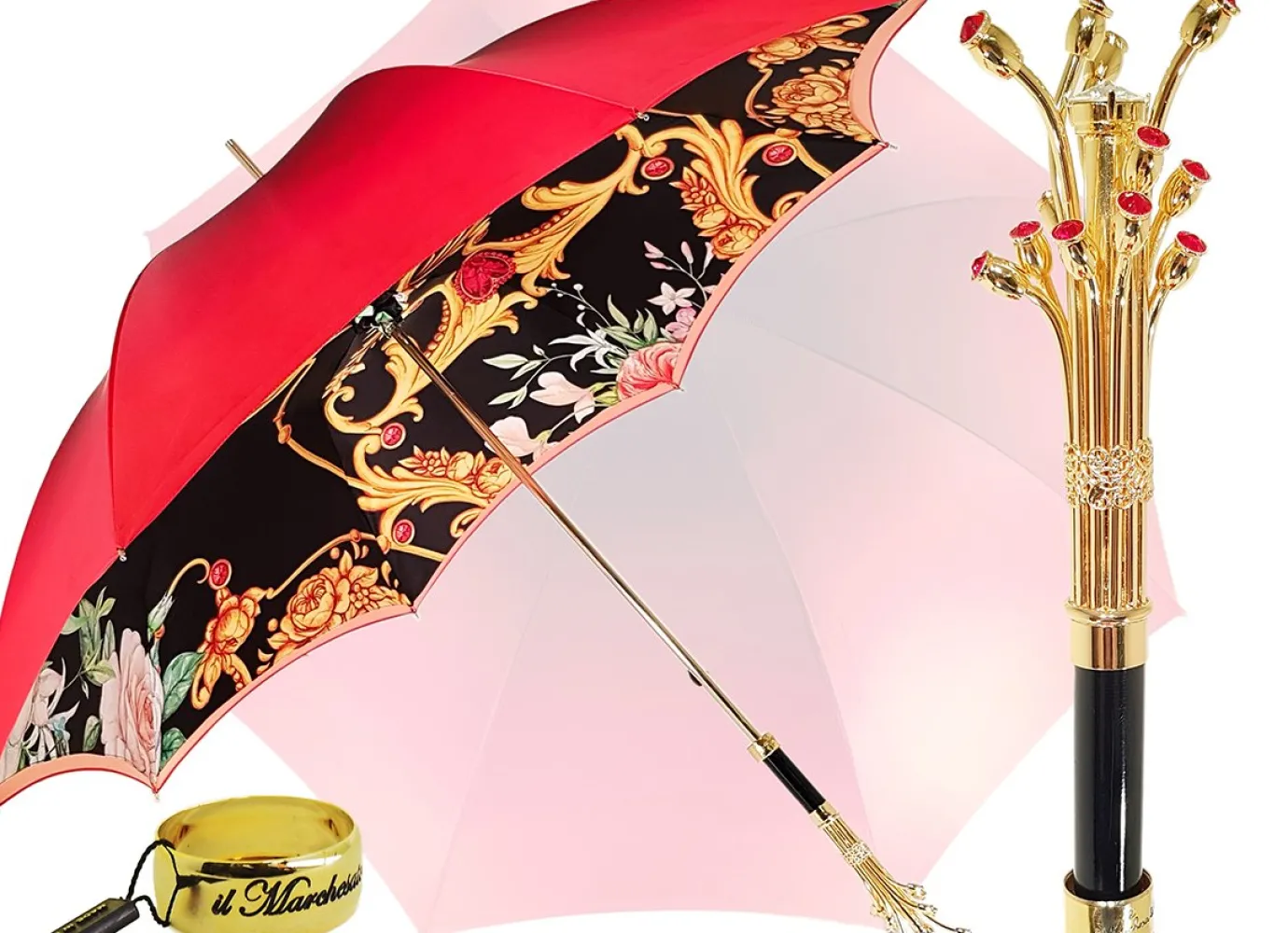 Il Marchesato Marvelous Umbrella With Double Cloth Exclusive Design by Outlet