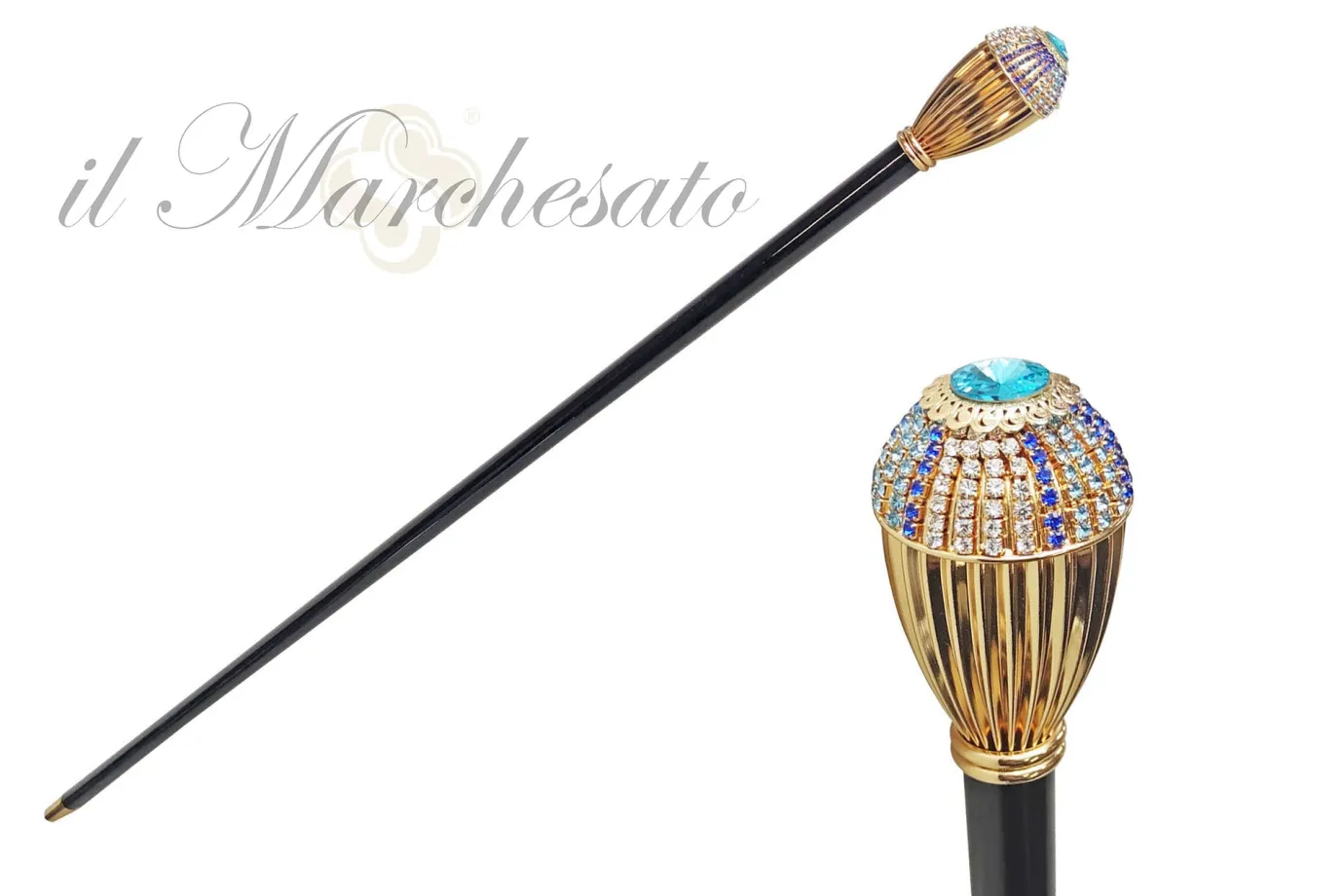 Il Marchesato Multicolor Knobe handle - 24K goldplated Best