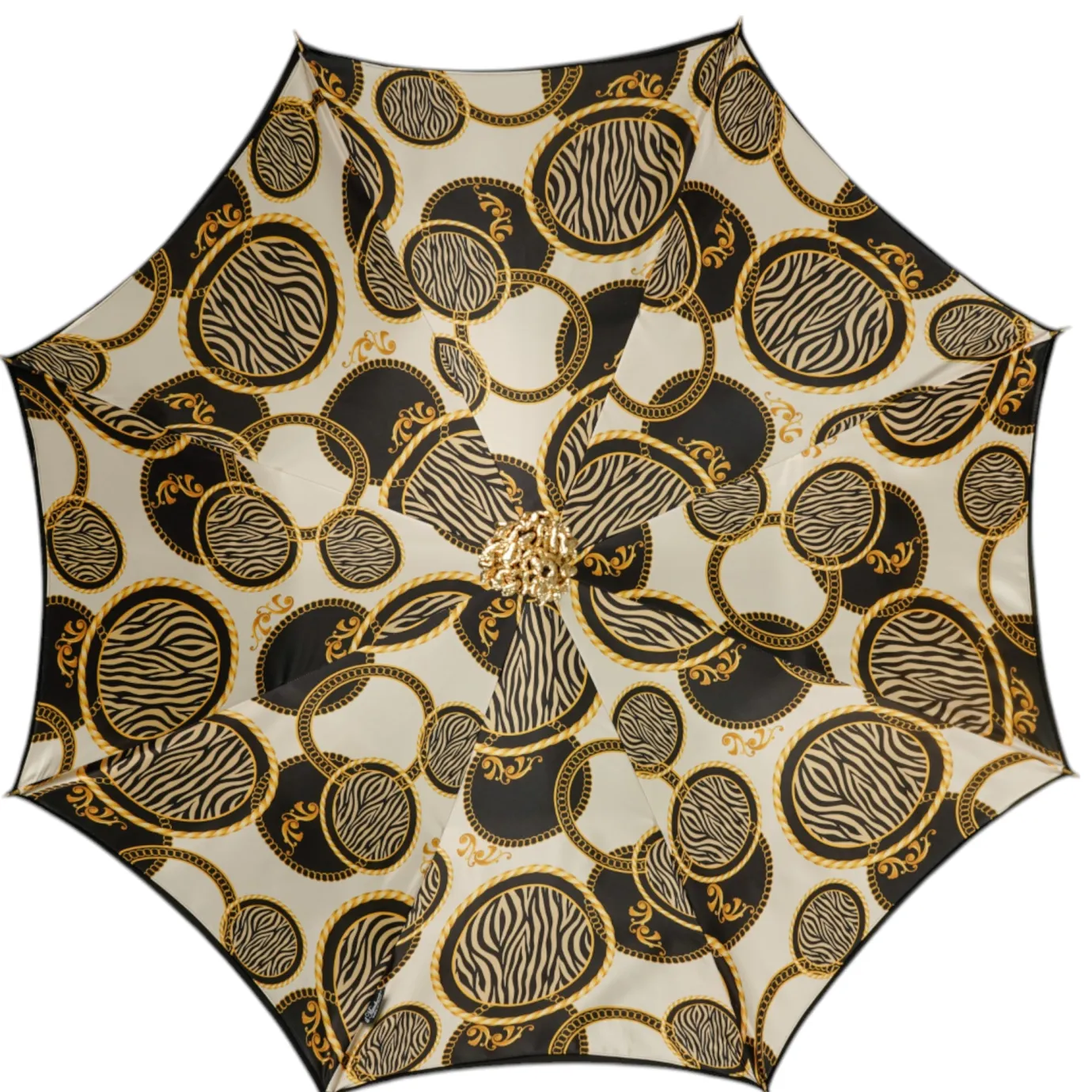 Il Marchesato Mythical Elegance: Umbrella with Golden Medusa Accent Best