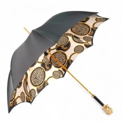 Il Marchesato Mythical Elegance: Umbrella with Golden Medusa Accent Best