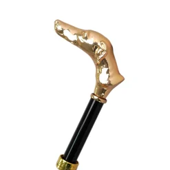 Il Marchesato Noble Hound: Decorated Umbrella with Gold-Plated Greyhound Handle New