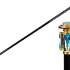 Il Marchesato Oceanic Elegance: Exclusive Walking stick with Aquamarine Teardrop Cry New