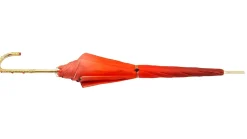 Il Marchesato Orange Floral Umbrella, Double Canopy Luxury Ladies Outlet