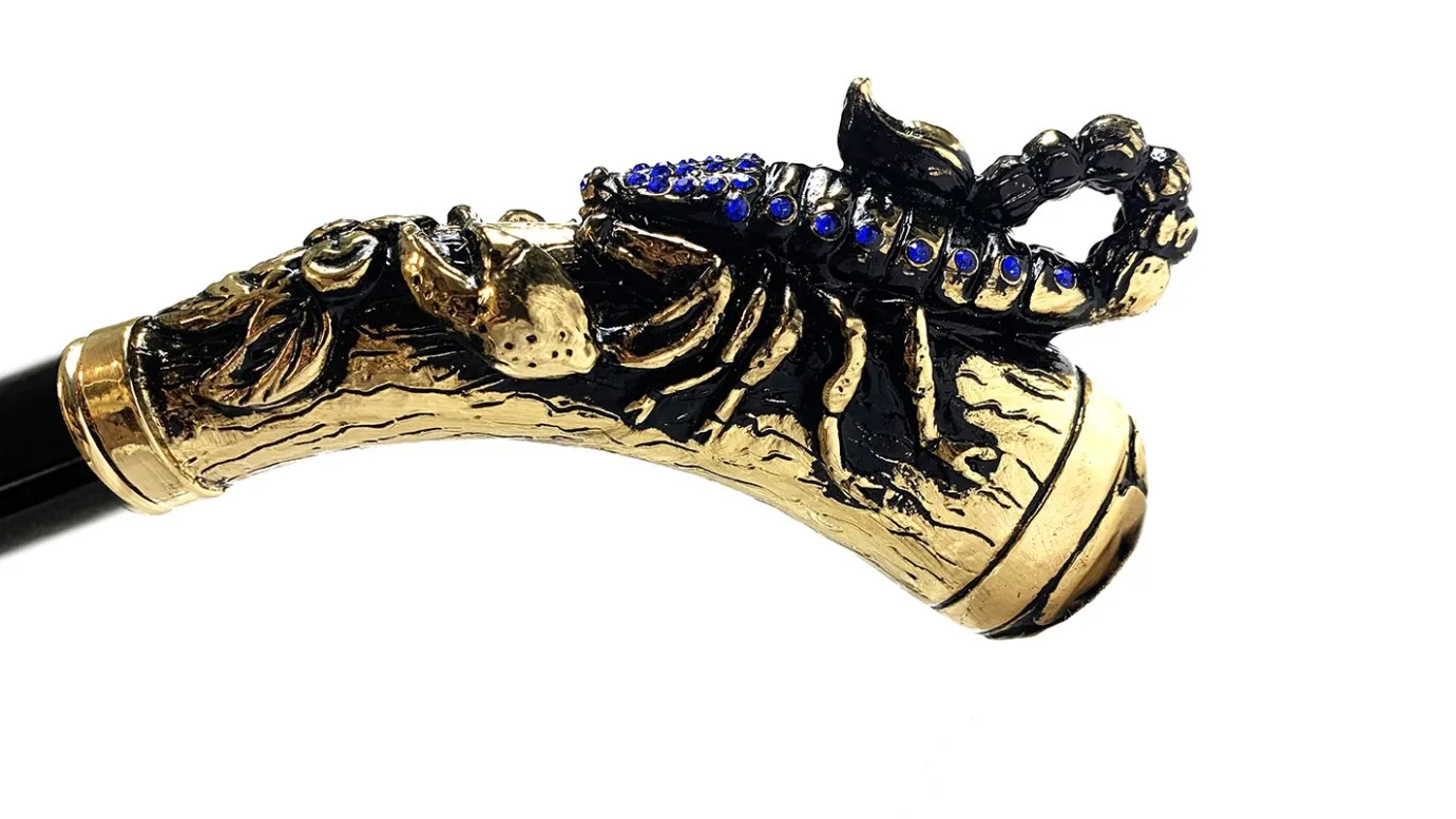 Il Marchesato Original Scorpion Handle with Sapphire crystals Fashion