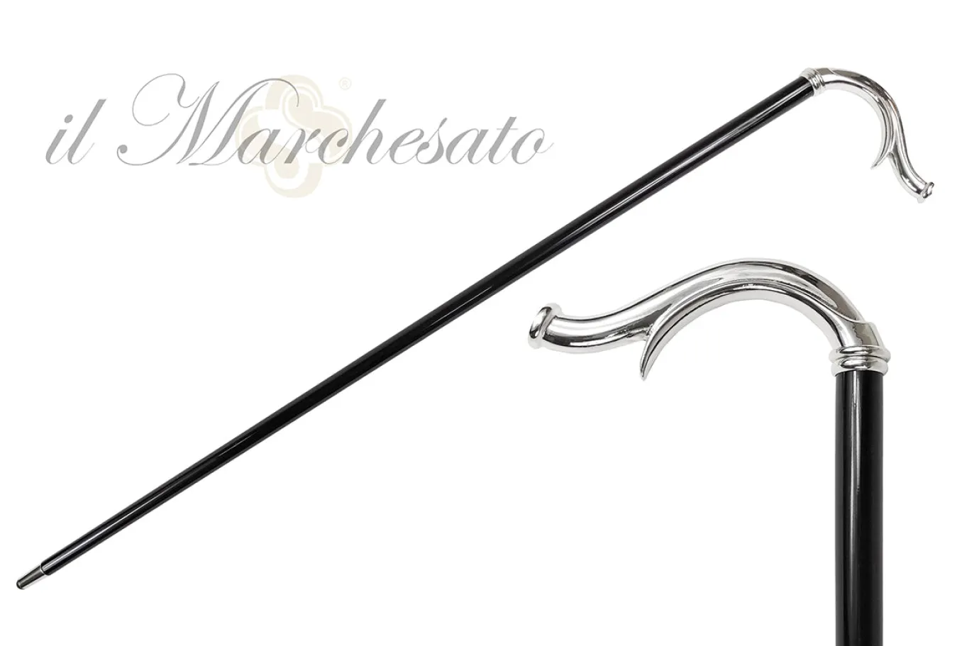 Il Marchesato Original Silverplated Walking cane Sale