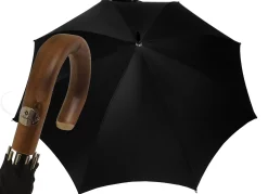 Il Marchesato Oversized Men's Umbrella Black Extra Strong Fabric Outlet