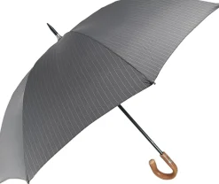 Il Marchesato Oversized Men's Umbrella Black Extra Strong Fabric New