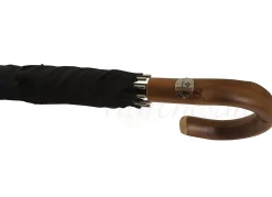 Il Marchesato Oversized Men's Umbrella Black Extra Strong Fabric Outlet