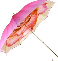 Il Marchesato Pink Umbrella With Rose Design Best