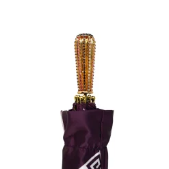 Il Marchesato Plum Majesty: Exclusive Umbrella in Plum Color with Ornamental Design Sale