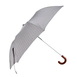 Il Marchesato Polka Dots Jacquard: Foldable Umbrella with Bamboo Clearance