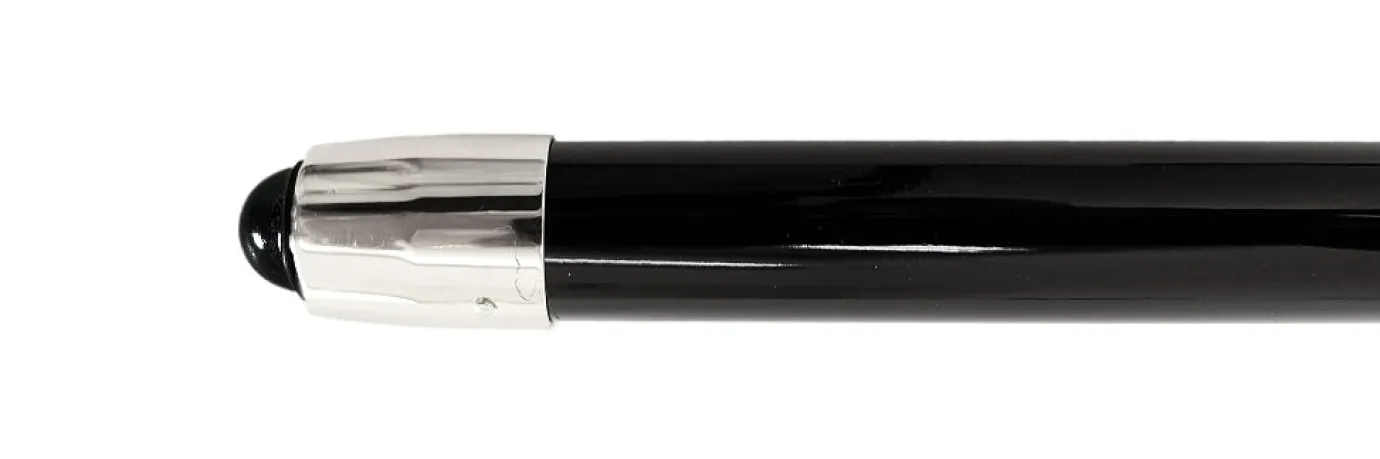 Il Marchesato Portentous Walking stick - Brilliant Sapphire Crystals On Silver Plate Outlet