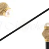 Il Marchesato Precious knob with crystals and pearl Outlet