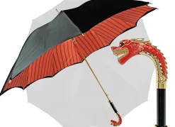 Il Marchesato Premium double canopy with Enameled Red Dragon New