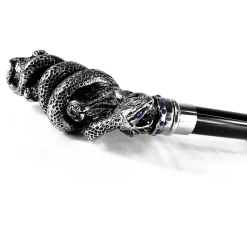 Il Marchesato Premium double canopy with Snake handle and crystals Fashion