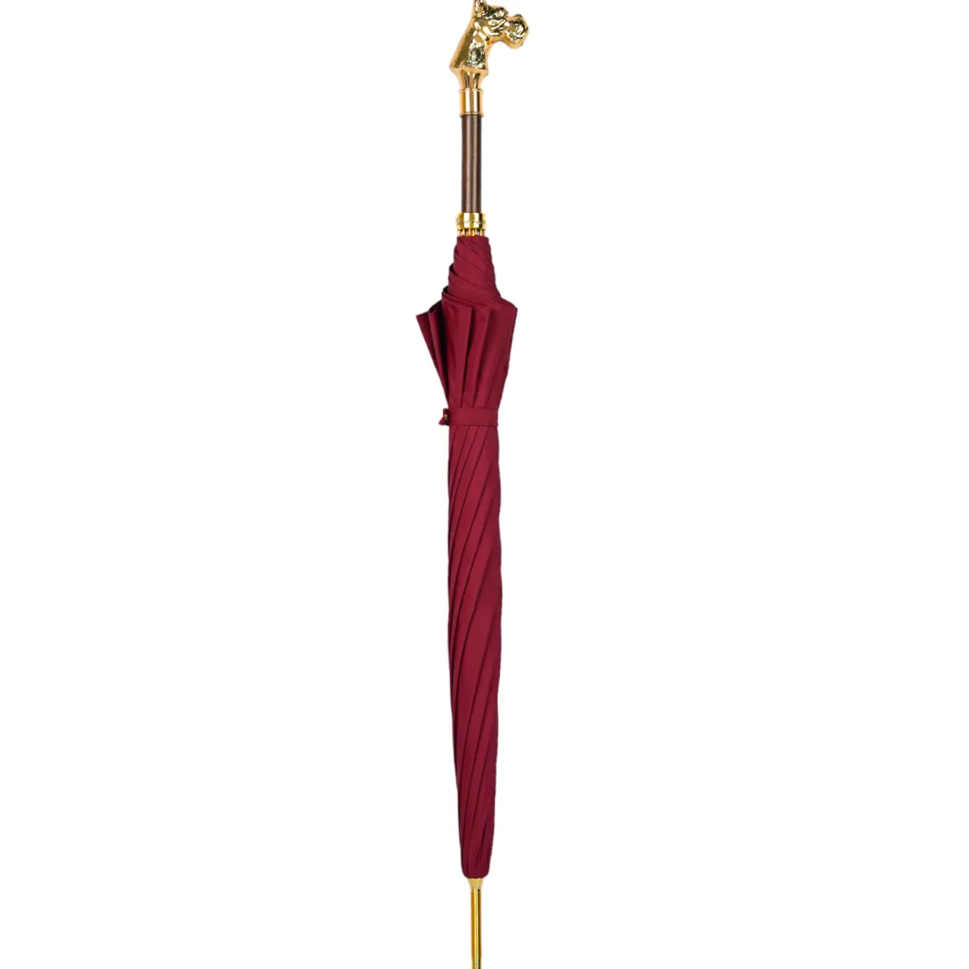 Il Marchesato Premium Men's Exclusive Luxury Umbrella with 24K dog handle Online