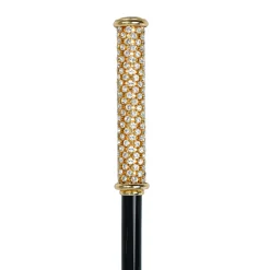 Il Marchesato Regal Crystal Touch: 24K Gold-Plated Walking Sticks with Crystals Outlet
