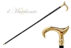 Il Marchesato Shiny metal Walking stick - 24K goldplated Sale