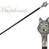 Il Marchesato 925 Silver plated Wolf - Walking stick Fashion