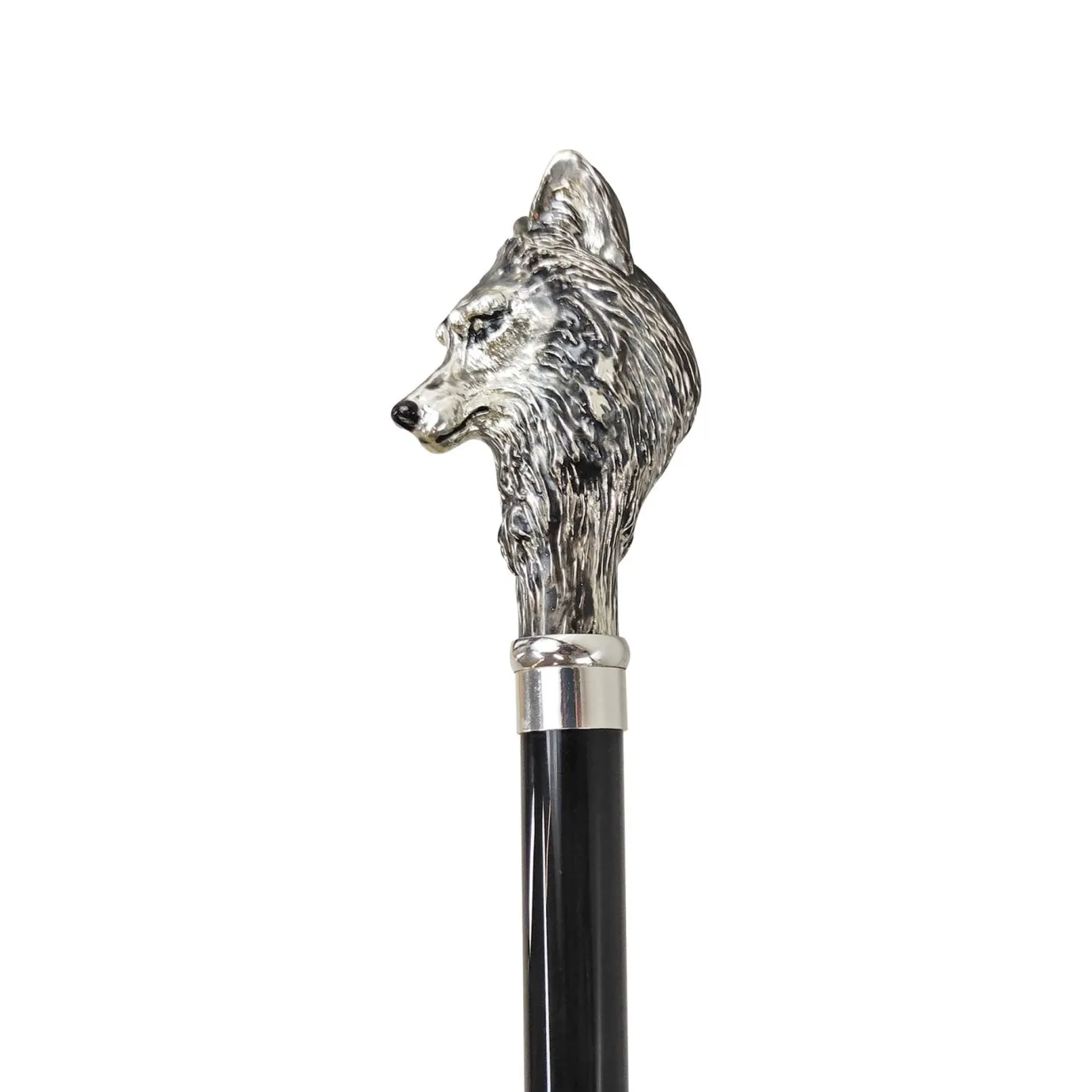 Il Marchesato 925 Silver plated Wolf - Walking stick Fashion