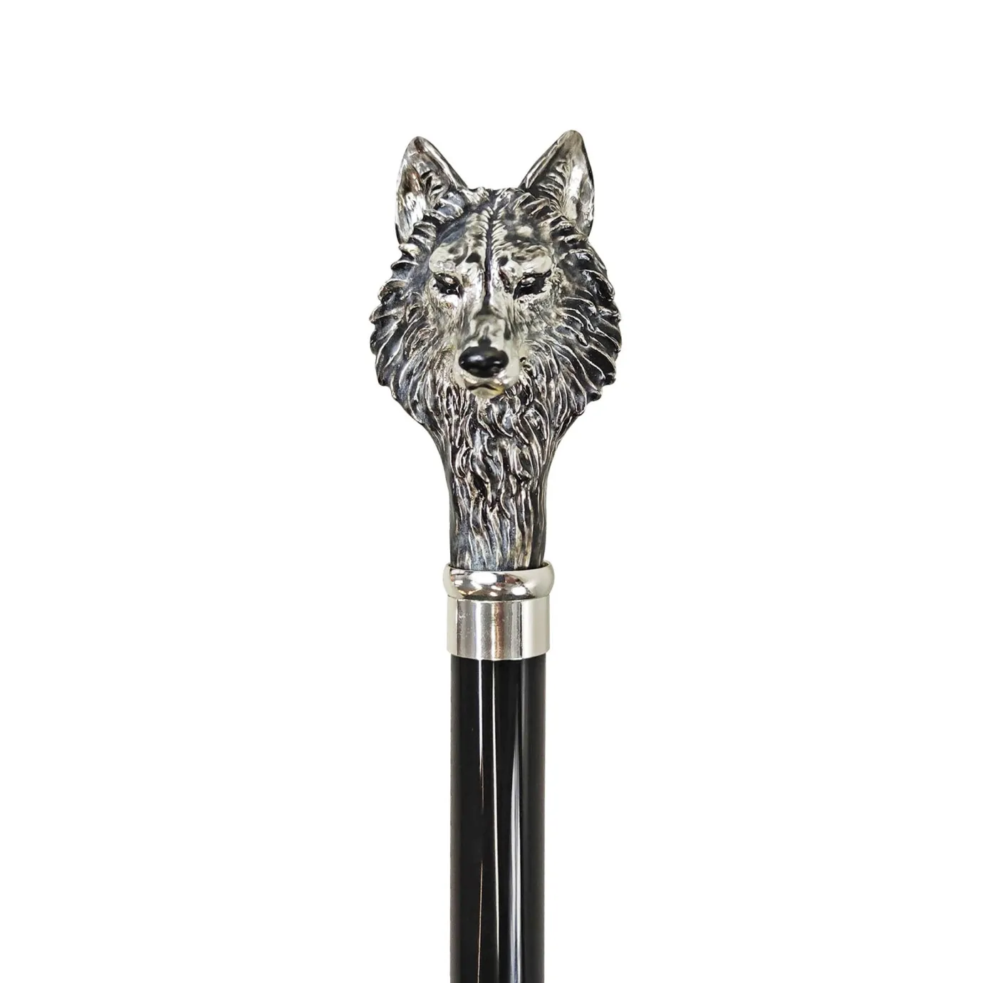 Il Marchesato 925 Silver plated Wolf - Walking stick Fashion