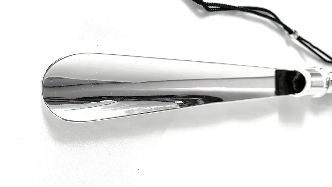 Il Marchesato Silver-Plated Luxury Shoehorn with Brass Tongue Sale