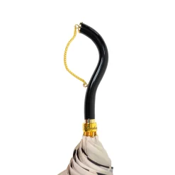 Il Marchesato Simple and Original Black and Cream Umbrella Clearance