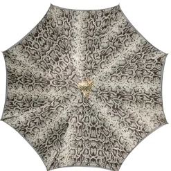 Il Marchesato Snake Charmer: Umbrella with Cobra Handle in Gold Fashion