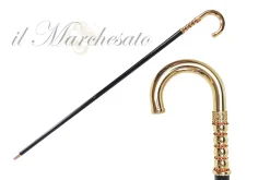 Il Marchesato Special Walking stick with crook handle New