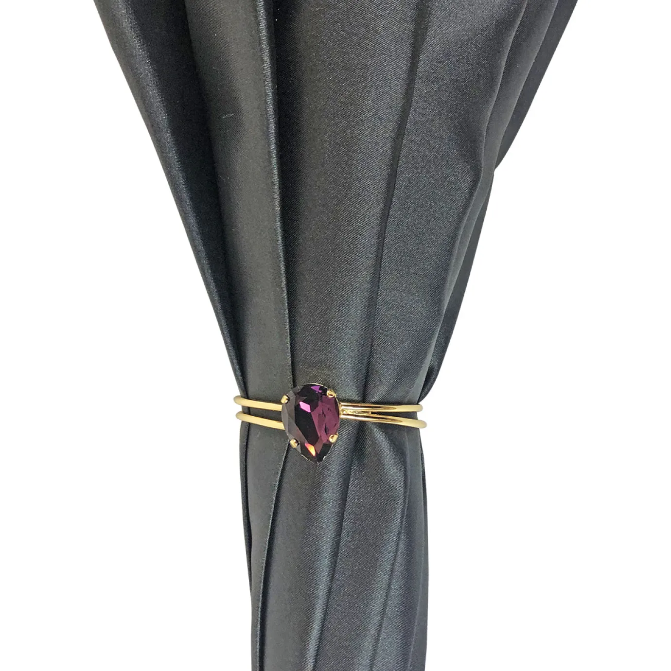 Il Marchesato Stunning grey umbrella with light purple inside Clearance