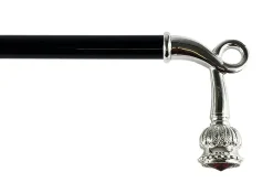 Il Marchesato Sturdy Walking Stick With Red Swarovski Crystal Online