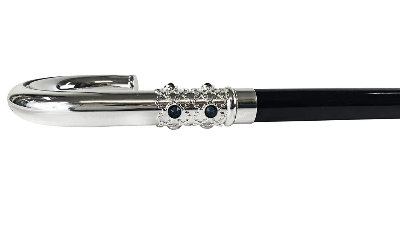 Il Marchesato Sturdy Walking Stick With Blue Crystals Online