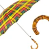 Il Marchesato Stylish Tartan Bamboo Umbrella Fashion