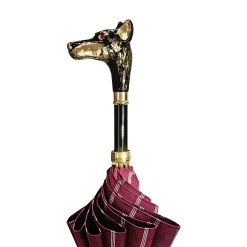 Il Marchesato Stylish umbrella - Goldplated 24K Dobermann handle Clearance