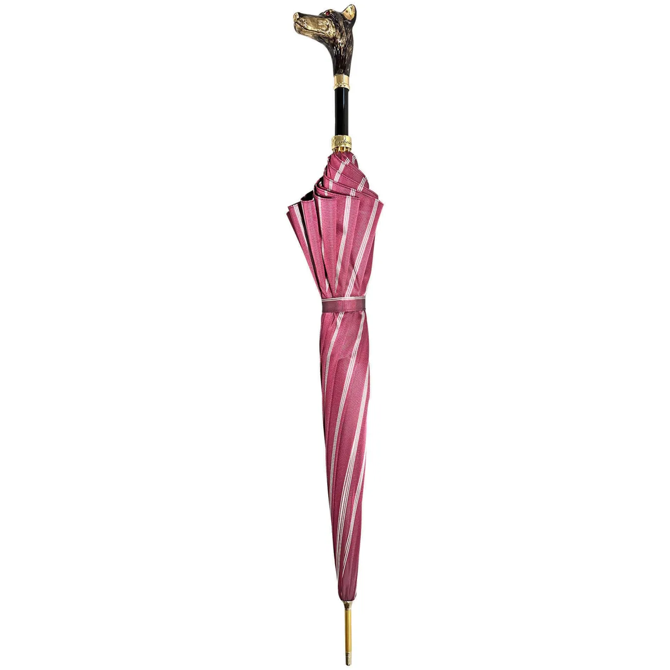 Il Marchesato Stylish umbrella - Goldplated 24K Dobermann handle Clearance