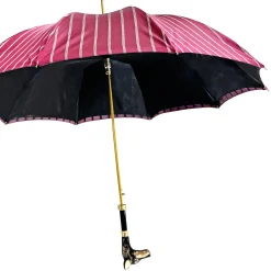 Il Marchesato Stylish umbrella - Goldplated 24K Dobermann handle Clearance
