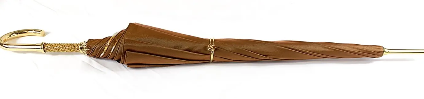 Il Marchesato Superb Bronze Color Umbrella With Chains Pattern Best