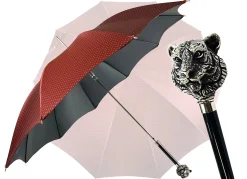 Il Marchesato superb Umbrella with Hand-painted tiger Discount