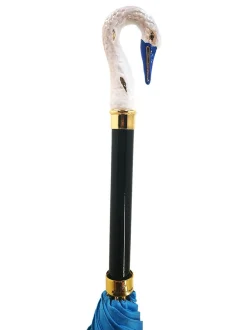 Il Marchesato Swan Umbrella Amazing Enamel On Gold New