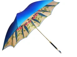 Il Marchesato Swan Umbrella Amazing Enamel On Gold New