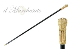 Il Marchesato Tower walking stick with white crystals Best