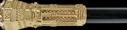 Il Marchesato Tower walking stick with white crystals Best