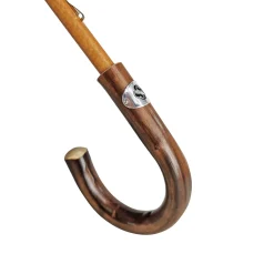 Il Marchesato Umbrella with handle in peeled chestnut Fashion