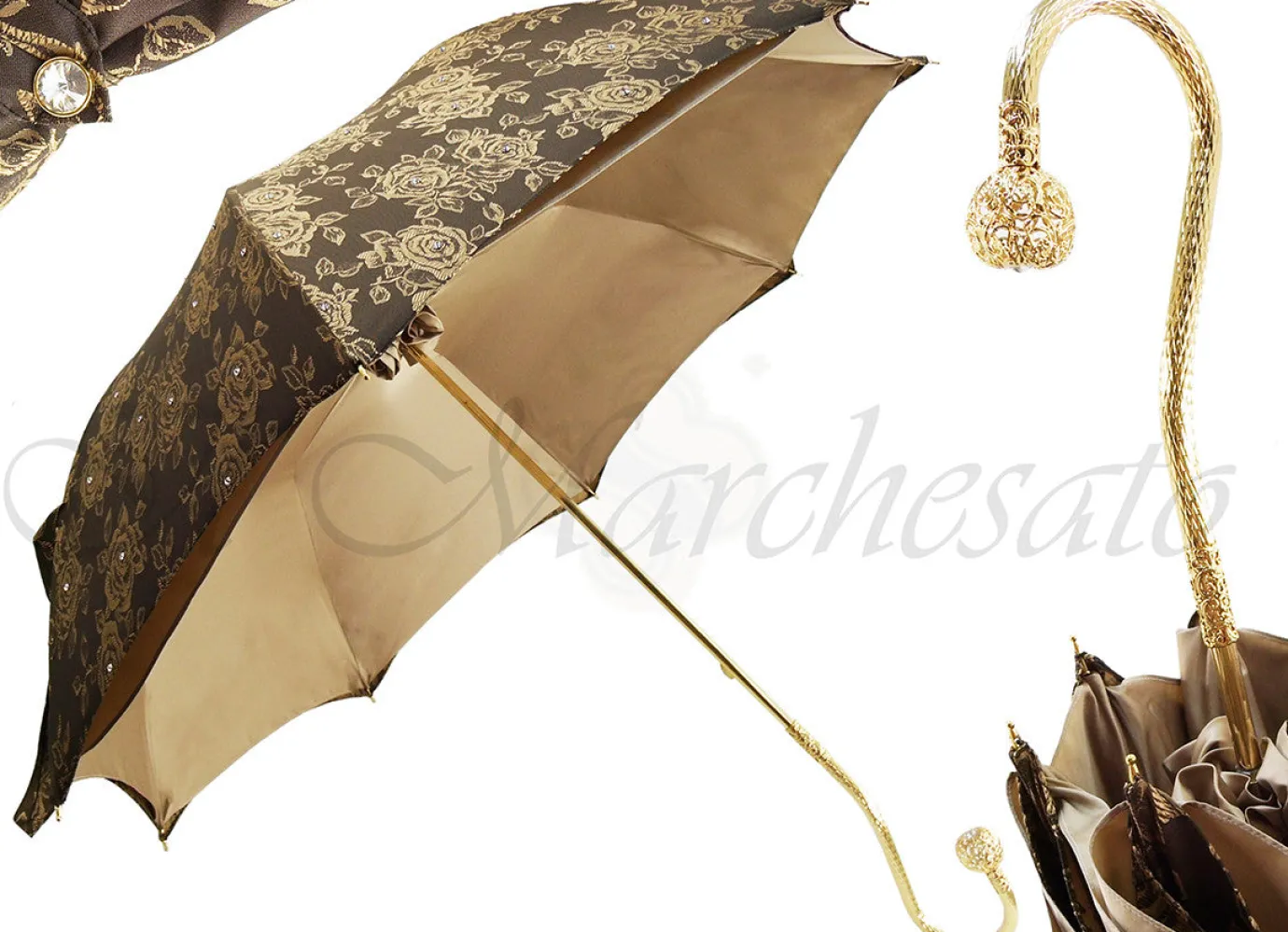Il Marchesato Very Beautiful Handmade Luxury Women's Umbrella Awesome Umbrella Hot