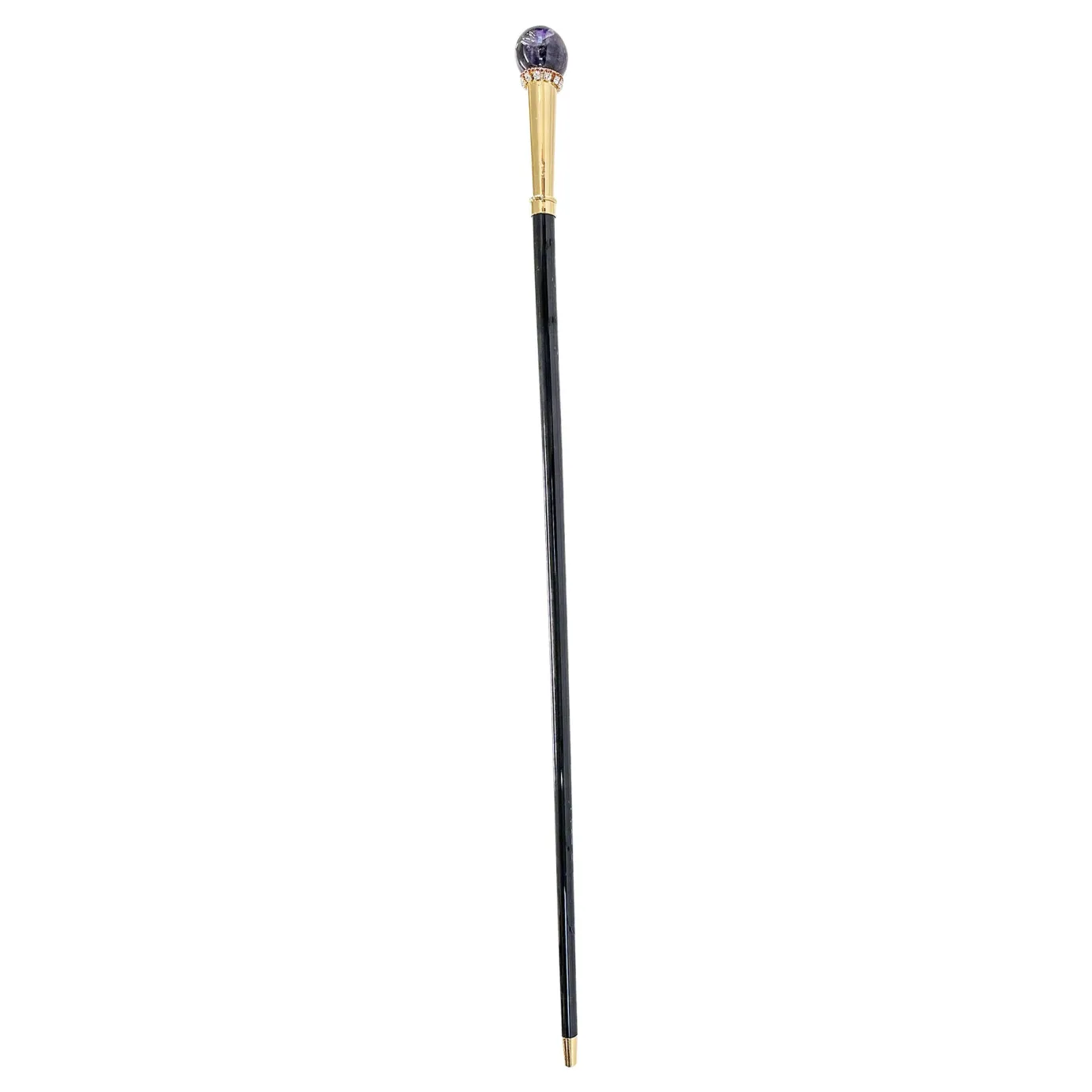 Il Marchesato Walking stick - Exquisite Sphere With Minerals Crystals - Natural Amet Best