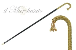 Il Marchesato Walking stick Encrusted with hundreds Erinite Crystals Discount