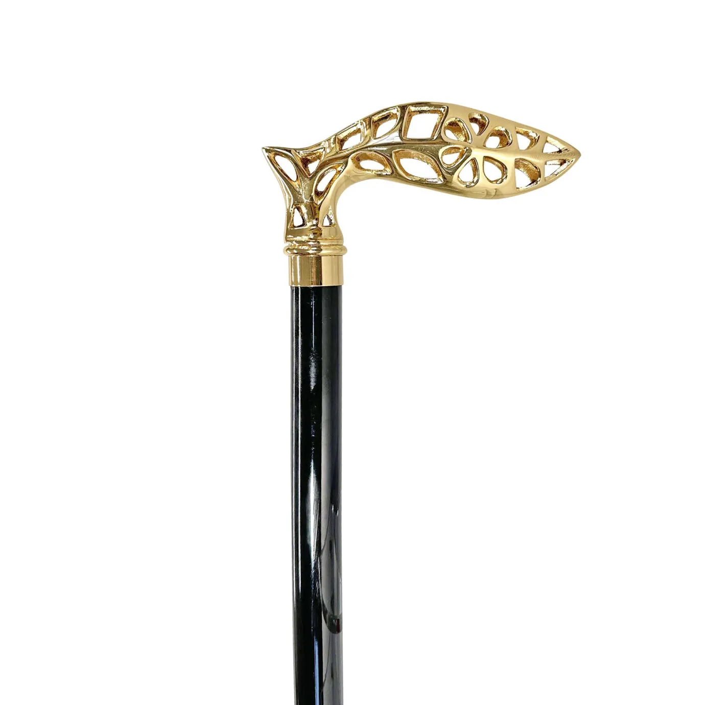 Il Marchesato walking stick in perforated metal - 24K goldplated Hot
