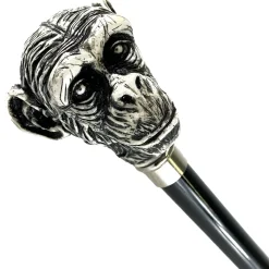 Il Marchesato Walking Stick Monkey Lacquered in an Ivory Color New